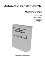 Generac Power Systems Switch 004635-3 User manual