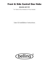 Belling Cooktop 60T User manual