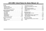 GMC 2010 Yukon User manual