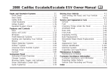 GMC 2008 escalade esv User manual