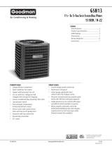 Goodman Mfg Heating System GSH13 User manual