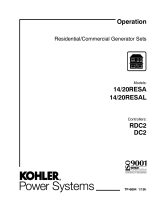 Kohler Portable Generator 20RESAL-SA4 User manual