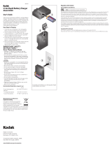 Kodak Battery Charger K8500 User manual