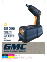 Global Machinery Company Power Screwdriver PFC46V User manual