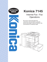 Konica Minolta 7145 User manual