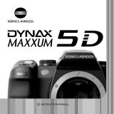 Konica Minolta Digital Camera Dynax/Maxxum 5D User manual