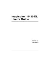 Konica Minolta Magicolor 5430 DL User manual