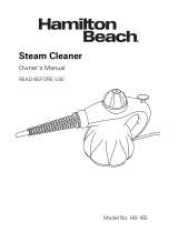 Hamilton Beach Carpet Cleaner HB-165 User manual