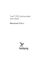 Handspring Cell Phone 270 User manual