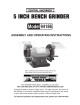 Harbor Freight Tools Grinder 94186 User manual