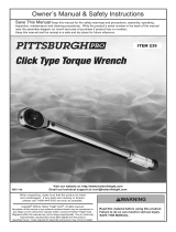 Harbor Freight Tools 239 User manual