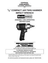 Harbor Freight Tools 94802 User manual
