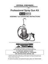Central Pneumatic Paint Sprayer 91011 User manual