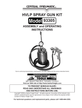 Harbor Freight Tools CENTRAL PNEUMATIC 93305 User manual