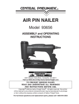 Harbor Freight Tools Nail Gun 93656 User manual