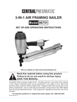 Harbor Freight Tools Nail Gun 98751 User manual