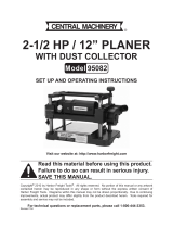 Harbor Freight Tools Planer 95082 User manual