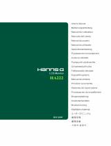 Hanns.G Computer Monitor HA222 User manual