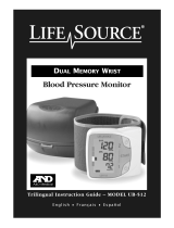 Health O Meter ADVANCE MEMORY WRIST UB512 User manual