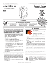 Heat & Glo LifeStyle Gas Heater 704-902 User manual