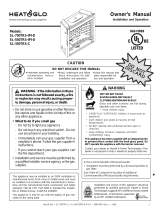 Heat & Glo LifeStyle Electric Heater SL-750TRS-IPI-D User manual