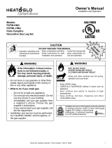 Heat & Glo LifeStyle PCFML-HNG User manual