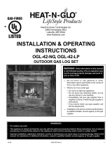Heat & Glo LifeStyle Outdoor Fireplace OGL-42-NG User manual