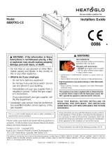 Heat & Glo LifeStyle Indoor Fireplace 6000TRS-CE User manual