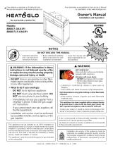 Heat & Glo LifeStyle Indoor Fireplace 8000CFLP-OAKIPI User manual
