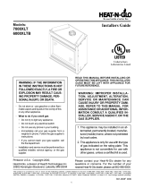 Heat & Glo LifeStyle Indoor Fireplace 7000XLT User manual