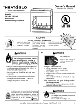 Heat & Glo LifeStyle PIER-40 User manual