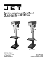 Jet Tools Cordless Drill J-A3816 User manual