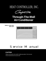 Heat Controller Room Air Thru-the-Wall Series BDE-103A BDE-123A User manual