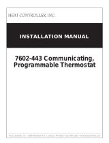 Heat Controller 7602-443 User manual