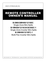 Heat Controller B-VMH12FC-1 User manual