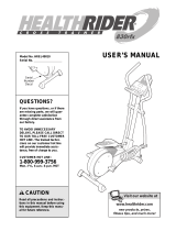 HealthRider Home Gym HREL49010 User manual
