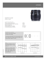 Hasselblad Camera Lens CFE 4/120 User manual