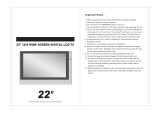 Jensen Tools Flat Panel Television JE2269 User manual