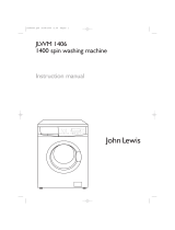 John Lewis Washer JLWM 1406 User manual