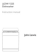 John Lewis Dishwasher JLDW 1225 User manual