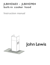 John Lewis Ventilation Hood JLBIHD603 User manual