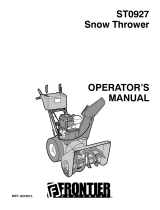 Frontier ST0927 User manual