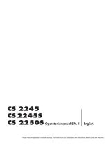 Jonsered CS 2250S User manual