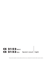 Jonsered CS 2152 EPA III User manual