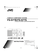 JVC Home Theater System FS-S77B/FS-S77S User manual