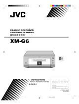 JVC MiniDisc Player XM-G6 User manual