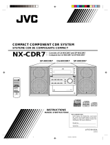 JVC MP3 Player NX-CDR7 User manual