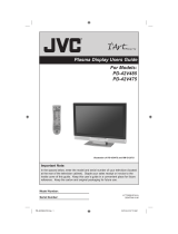 JVC Flat Panel Television 0504TNH-II-IM User manual