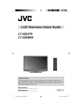 JVC LT32E479 - 32" LCD TV User manual