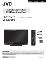 JVC LT19D200 - 19" LCD TV User manual